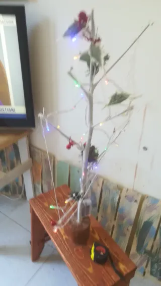 Ceppo di Natale decorato