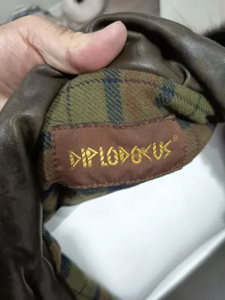 Abrigo Diplodocus Piel Marrón Talla XXL