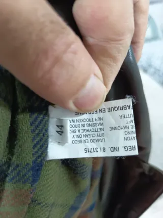 Abrigo Diplodocus Piel Marrón Talla XXL