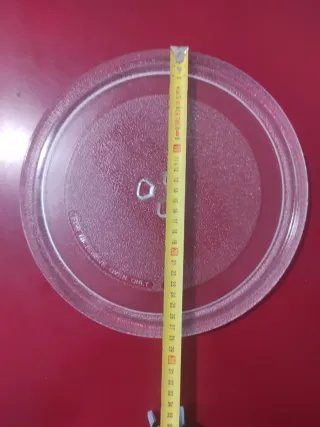Plato de microondas de vidrio