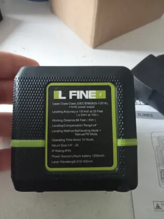 Nivel Láser 2D 2 Líneas