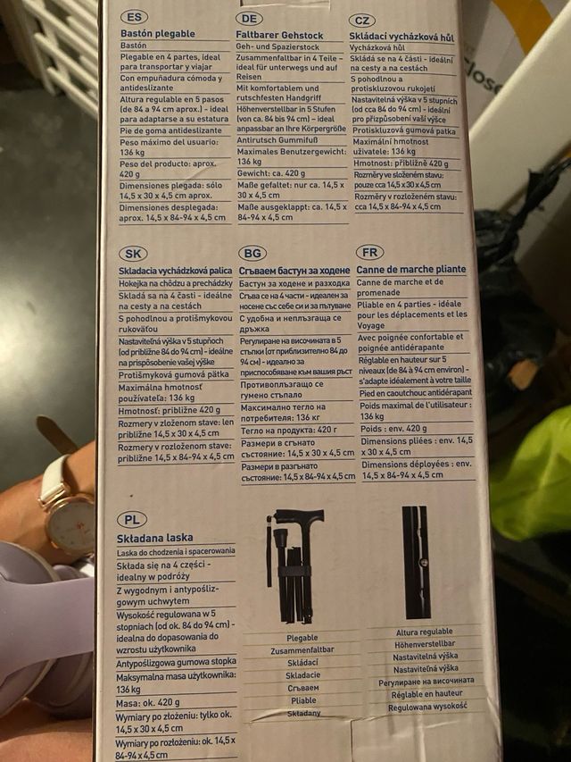 Bastón Plegable Weinberger