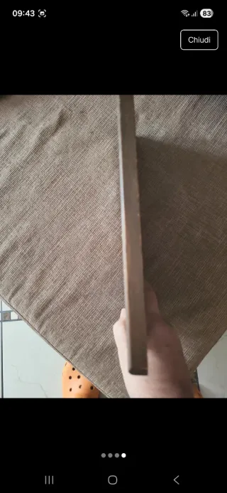 Quadretto in legno con scena marina