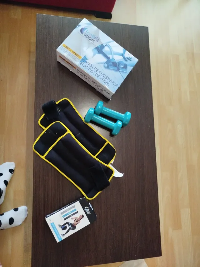 Pack Fitness: Bandas y Mancuernas