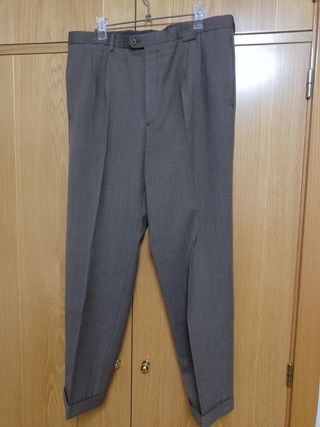 Pantalón de traje Burberry marrón hombre