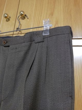 Pantalón de traje Burberry marrón hombre