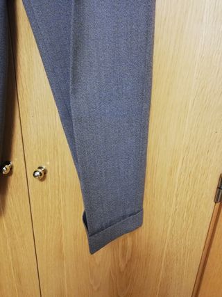Pantalón de traje Burberry marrón hombre