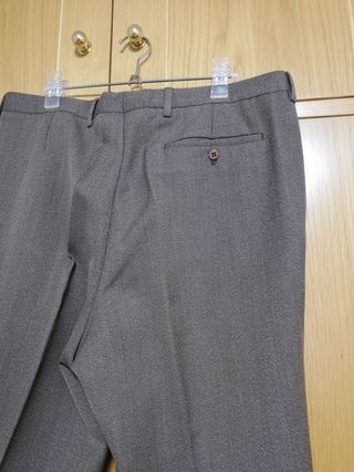 Pantalón de traje Burberry marrón hombre