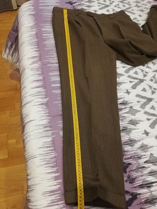 Pantalón de traje Burberry marrón hombre