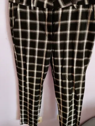 Pantalones de señora a cuadros talla 42
