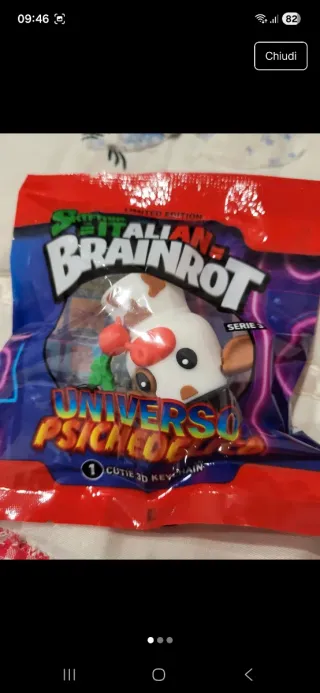 Brainrot Skifidol portachiavi Mucca Mokka ravanell