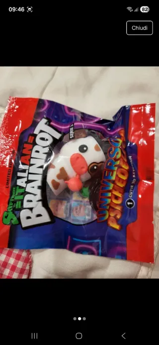 Brainrot Skifidol portachiavi Mucca Mokka ravanell