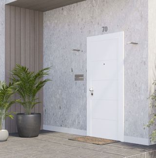 PUERTA ACORAZADA EXTERIOR ALUMINO