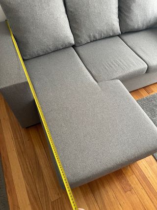 Nuevo - Sofá Chaise Longue Gris