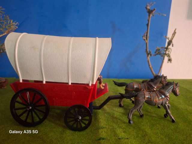 Carreta Comansi Soldati di Plastica Come Nuova