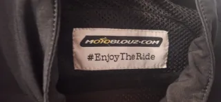 Cazadora de moto negra y amarilla 3xl