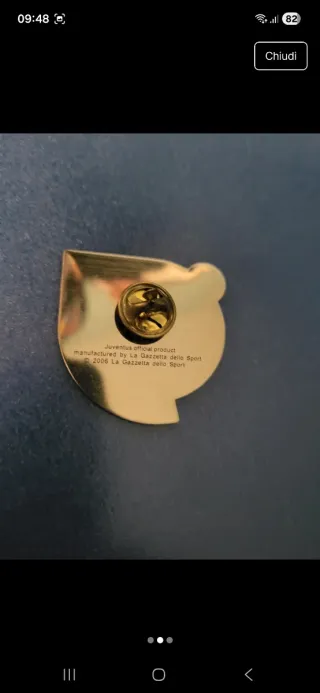 Spilla Del Piero Juventus 2006/2007