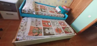 Cama nido con almacenaje. Marca Soho.