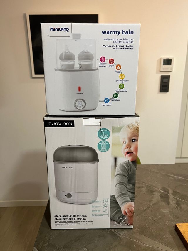 Esterilizador-Calientabiberones Miniland Suavines