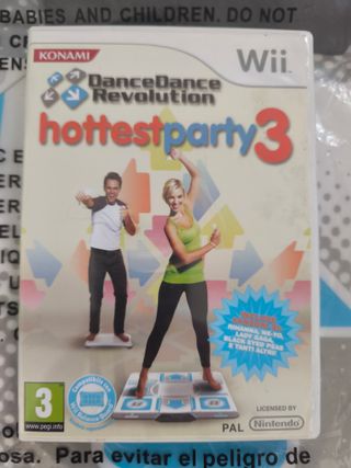 Nintendo Wii Dance Hottest Party 3 + Tappeto
