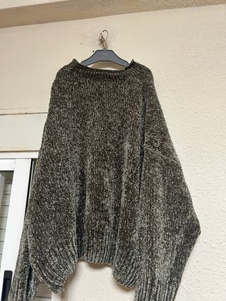 Jersey Pull&Bear verde oliva talla S