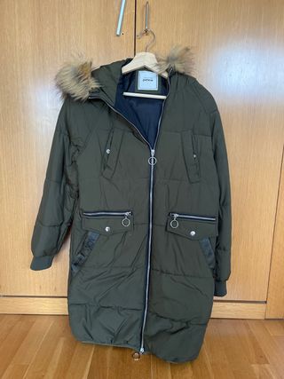 Plumas largo Pimkie verde militar