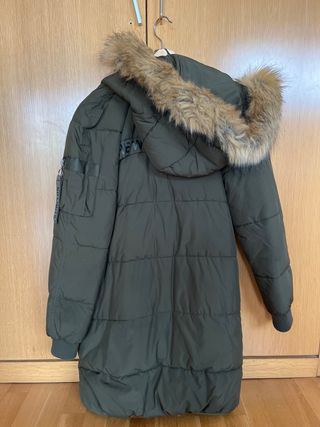 Plumas largo Pimkie verde militar