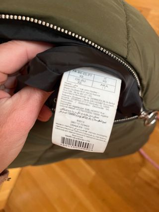 Plumas largo Pimkie verde militar