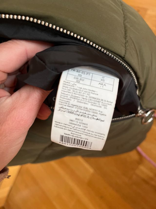 Plumas largo Pimkie verde militar