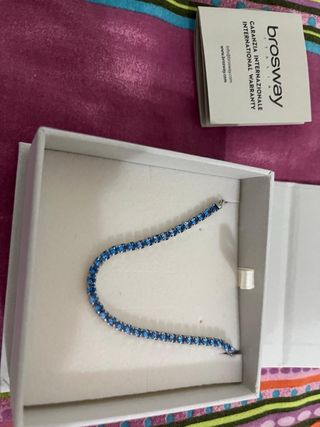 Bracciale Brosway nuovo blu e argento