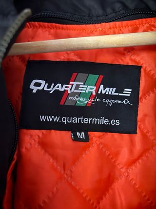 Chaqueta Bomber Quartermile Mujer Negra