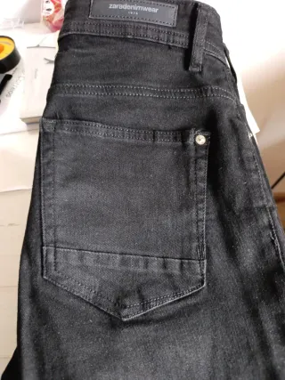 Zara Jeans Skinny Negros