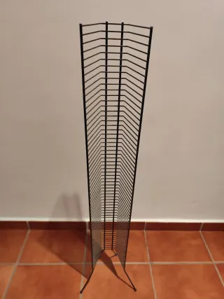 Estantería Porta CDs Metálica Negra