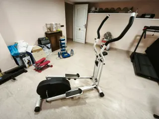 Bicicleta Elíptica Blanca