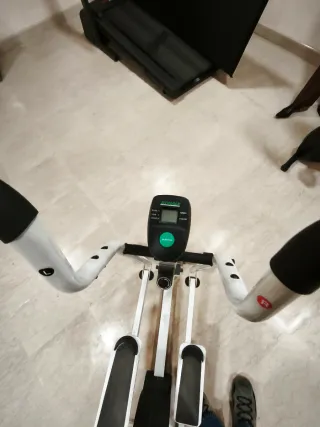 Bicicleta Elíptica Blanca