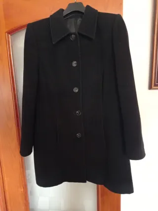 Chaquetón de paño negro