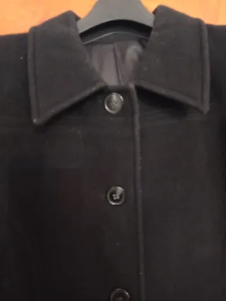 Chaquetón de paño negro