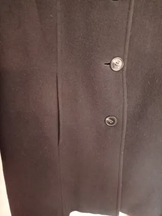 Chaquetón de paño negro