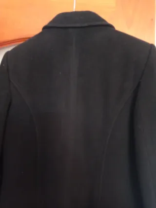 Chaquetón de paño negro