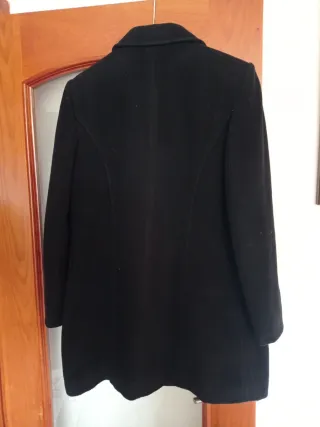 Chaquetón de paño negro