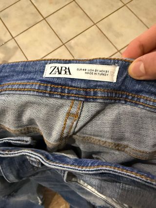 Jeans Zara Skinny uomo EUR40 Taglia M