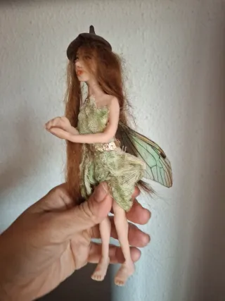 Figura Hada Duende Gnomo Elfo Muñeca