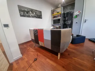 Divano 2 posti patchwork