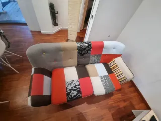 Divano 2 posti patchwork