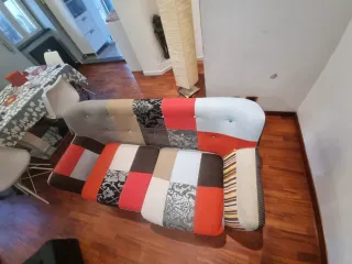 Divano 2 posti patchwork