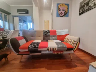 Divano 2 posti patchwork