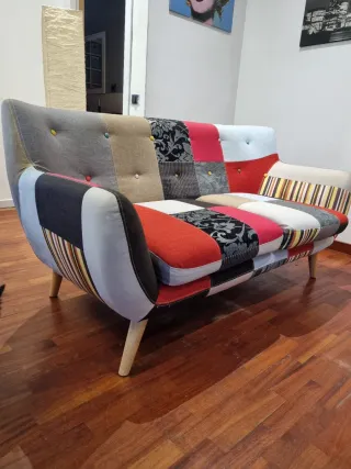 Divano 2 posti patchwork