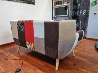 Divano 2 posti patchwork