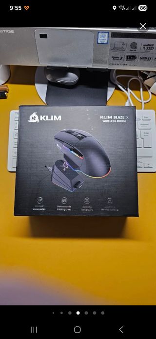 Ratón Inalámbrico KLIM RGB Nuevo