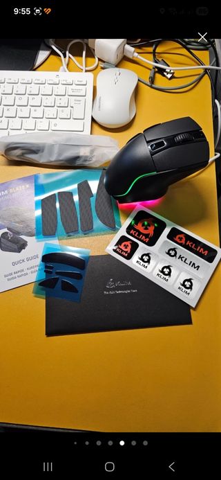 Ratón Inalámbrico KLIM RGB Nuevo